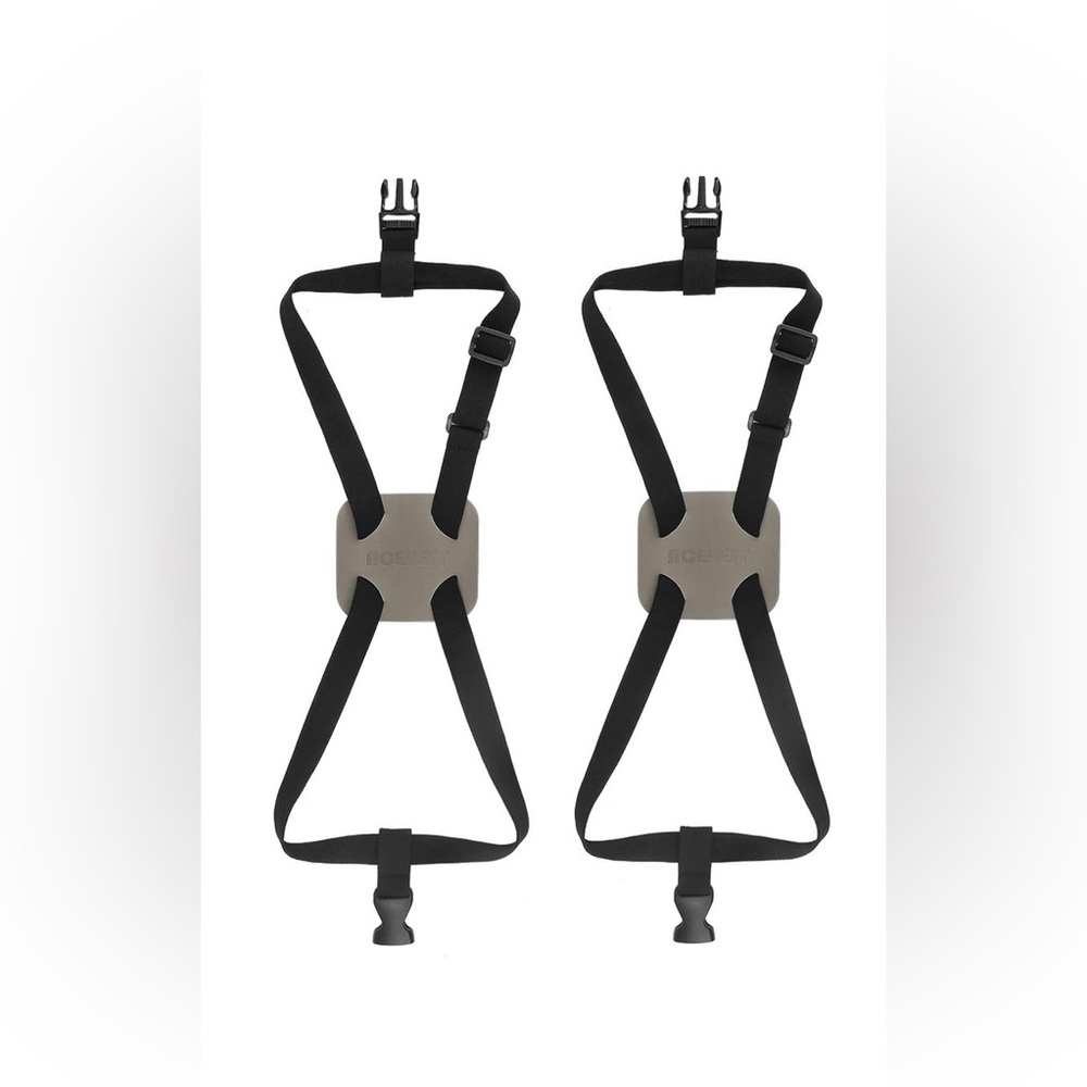 🔹Luggage Bungee Straps Adjustable (Gray-2Pack)